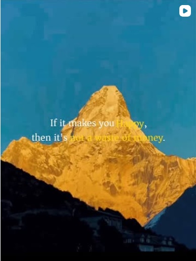 Machhapuchhre (Fishtail Peak) Golden Alpenglow